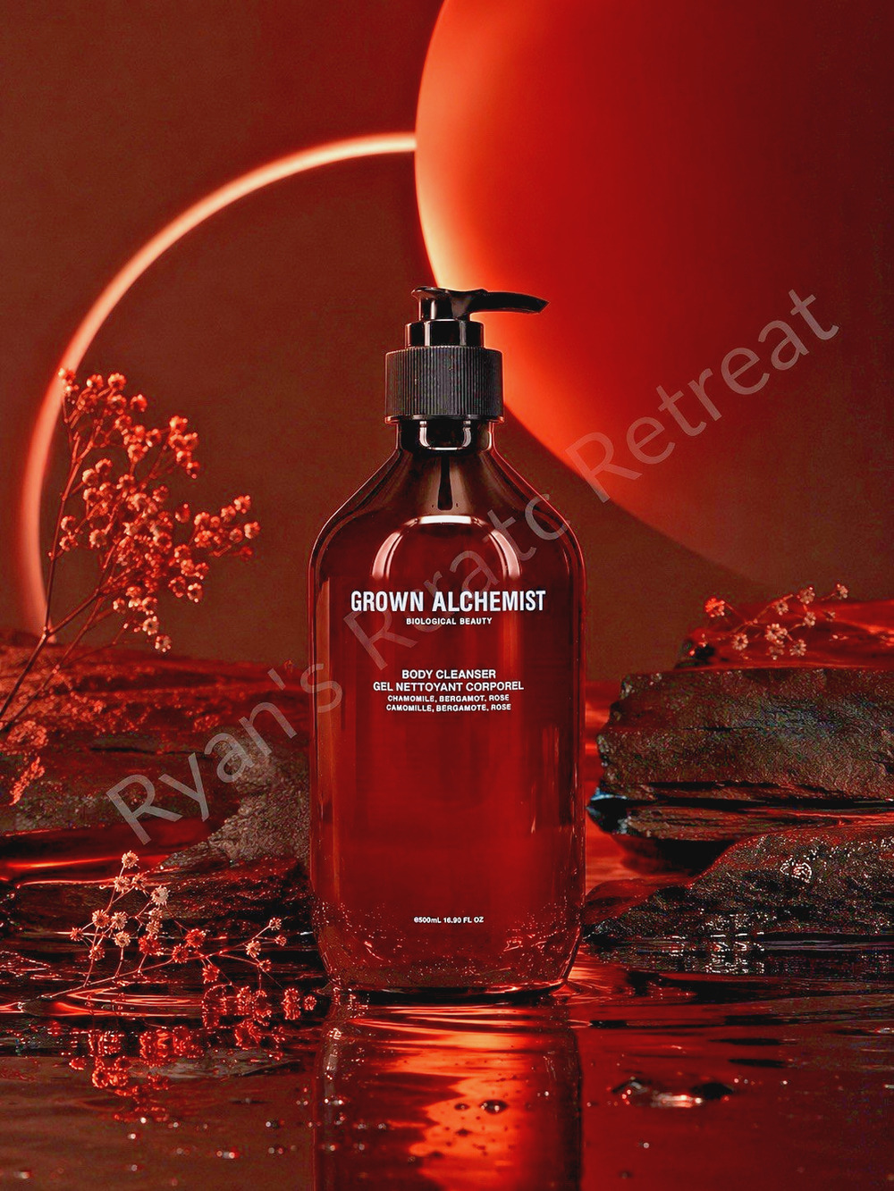 Grown Alchemist Energize Body Cleanser Chamomile Bergamot Rose 16.9 fl oz